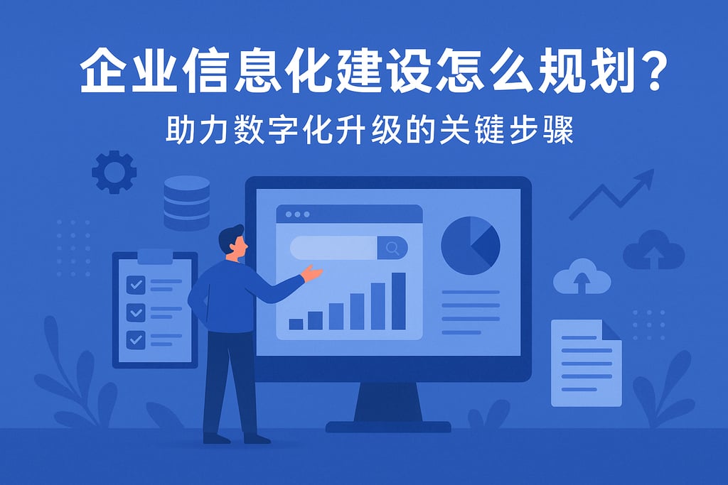 企业信息化建设怎么规划？助力数字化升级的关键步骤