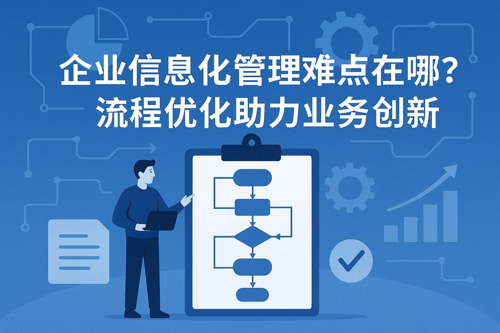 企业信息化管理难点在哪？流程优化助力业务创新