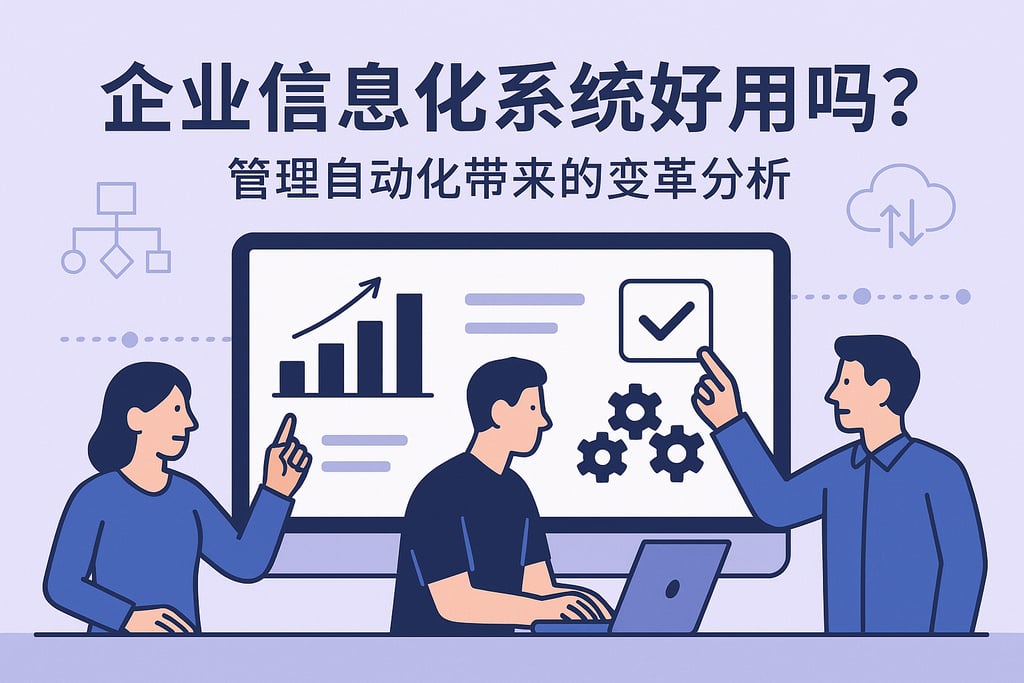 企业信息化系统好用吗？管理自动化带来的变革分析