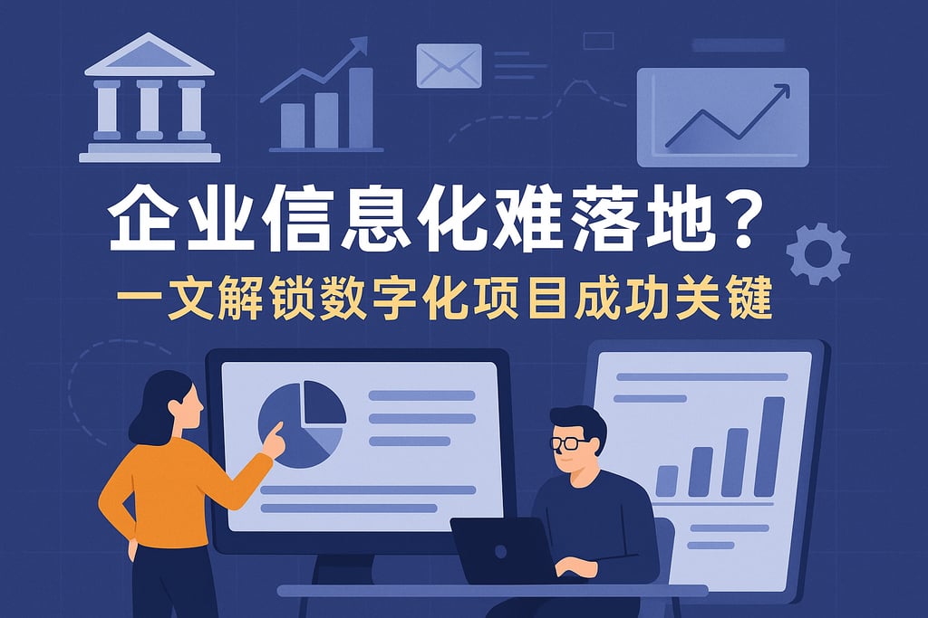 企业信息化难落地？一文解锁数字化项目成功关键