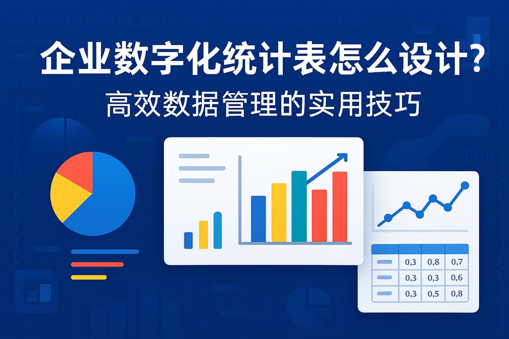 企业数字化统计表怎么设计？高效数据管理的实用技巧