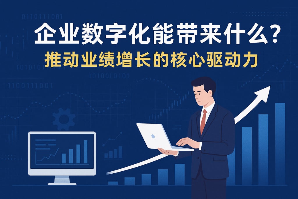 企业数字化能带来什么？推动业绩增长的核心驱动力
