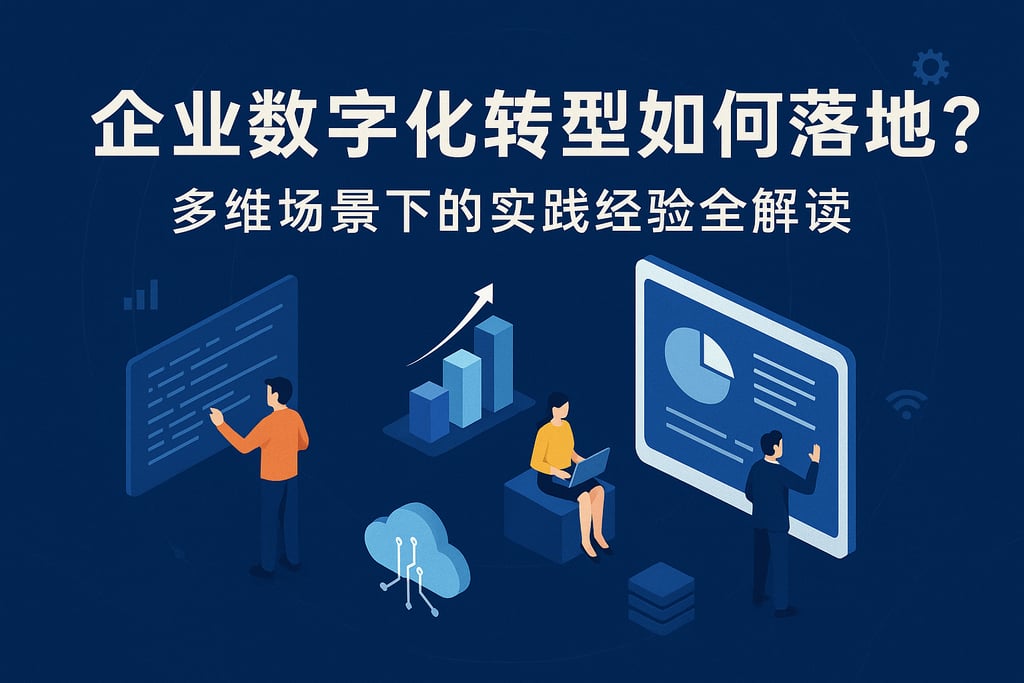 企业数字化转型如何落地？多维场景下的实践经验全解读