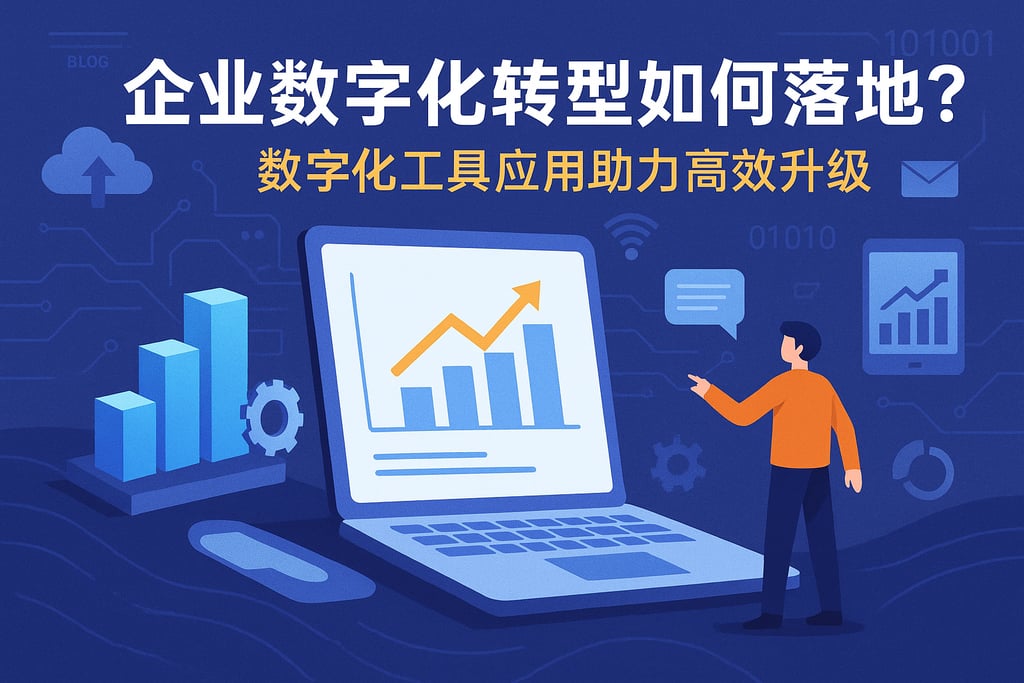 企业数字化转型如何落地？数字化工具应用助力高效升级