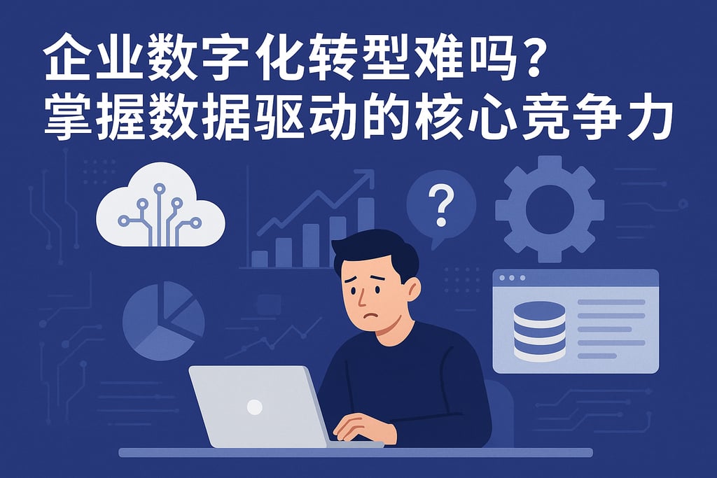 企业数字化转型难吗？掌握数据驱动的核心竞争力