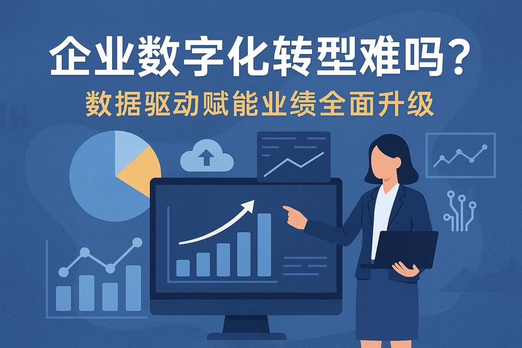 企业数字化转型难吗？数据驱动赋能业绩全面升级