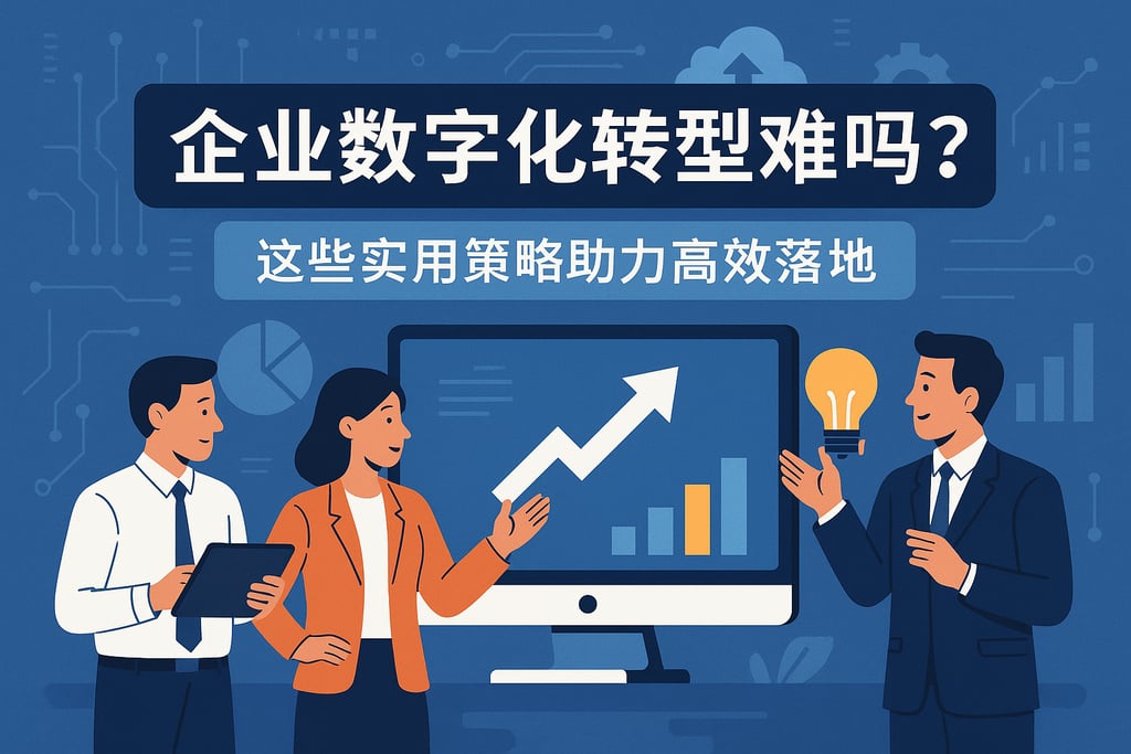 企业数字化转型难吗？这些实用策略助力高效落地