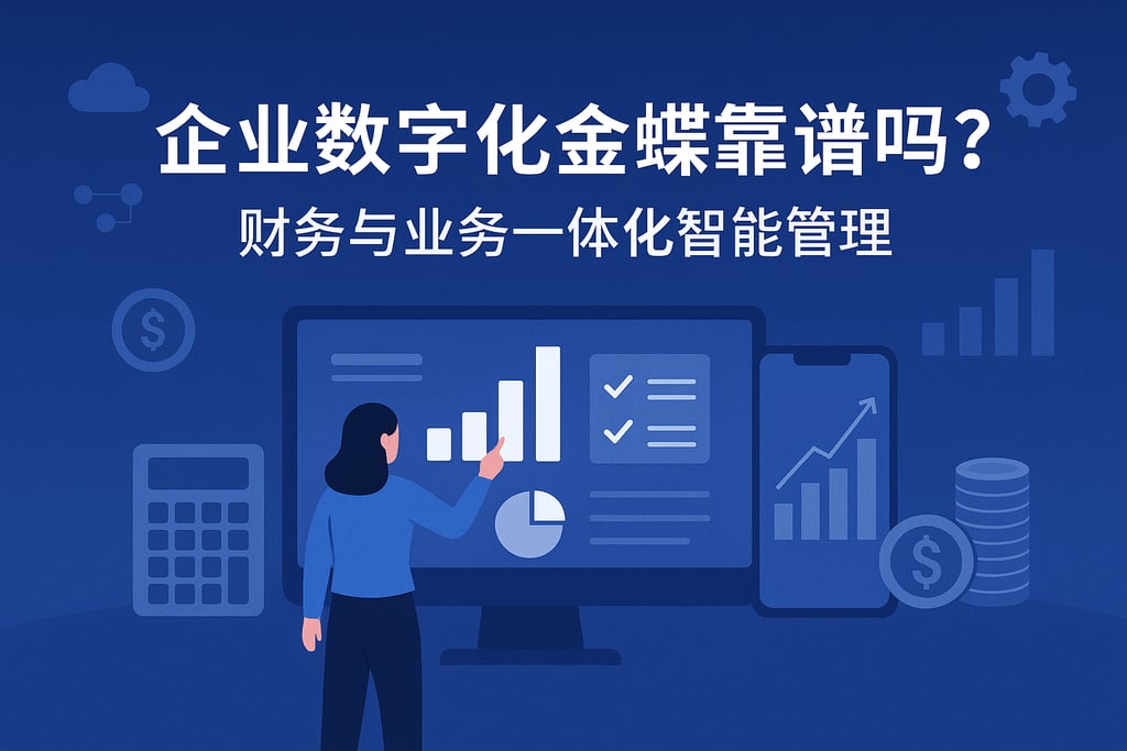 企业数字化金蝶靠谱吗？财务与业务一体化智能管理