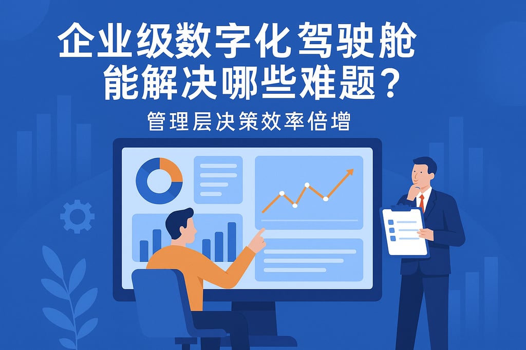 企业级数字化驾驶舱能解决哪些难题？管理层决策效率倍增