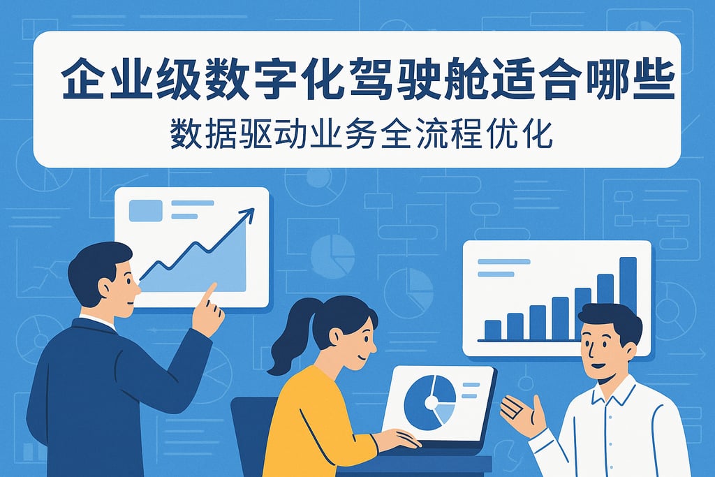 企业级数字化驾驶舱适合哪些人？数据驱动业务全流程优化
