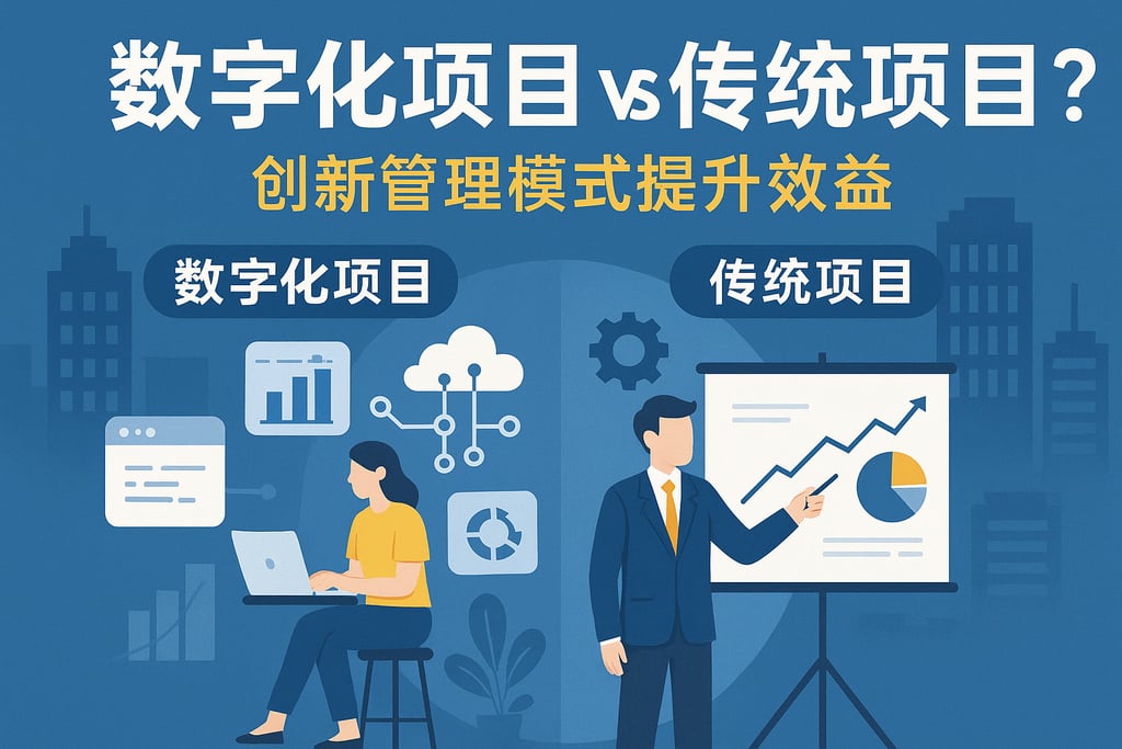 企业纯数字化项目vs传统项目？创新管理模式提升效益