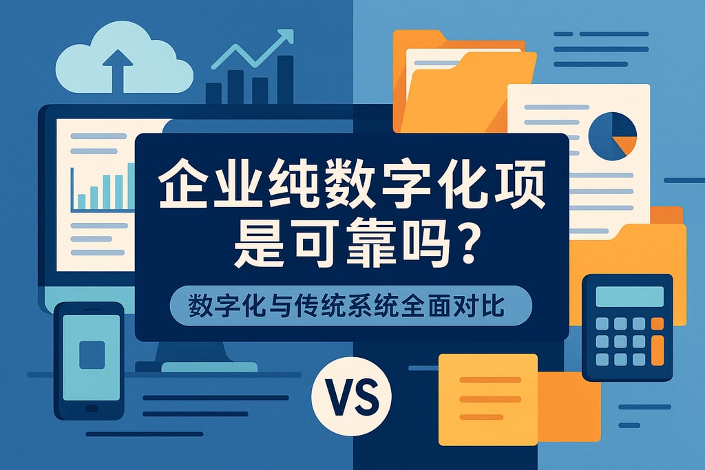 企业纯数字化项目可靠吗？数字化与传统系统全面对比