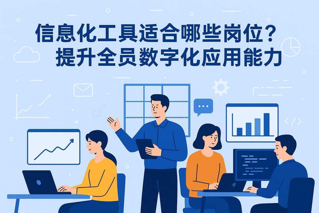 信息化工具适合哪些岗位？提升全员数字化应用能力