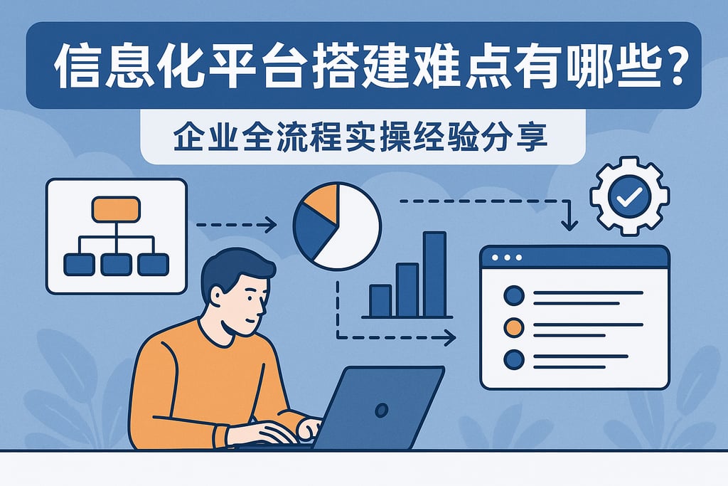 信息化平台搭建难点有哪些？企业全流程实操经验分享