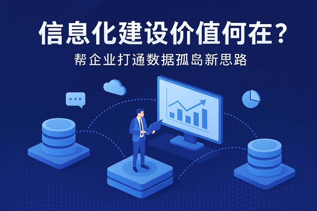 信息化建设价值何在？帮企业打通数据孤岛新思路