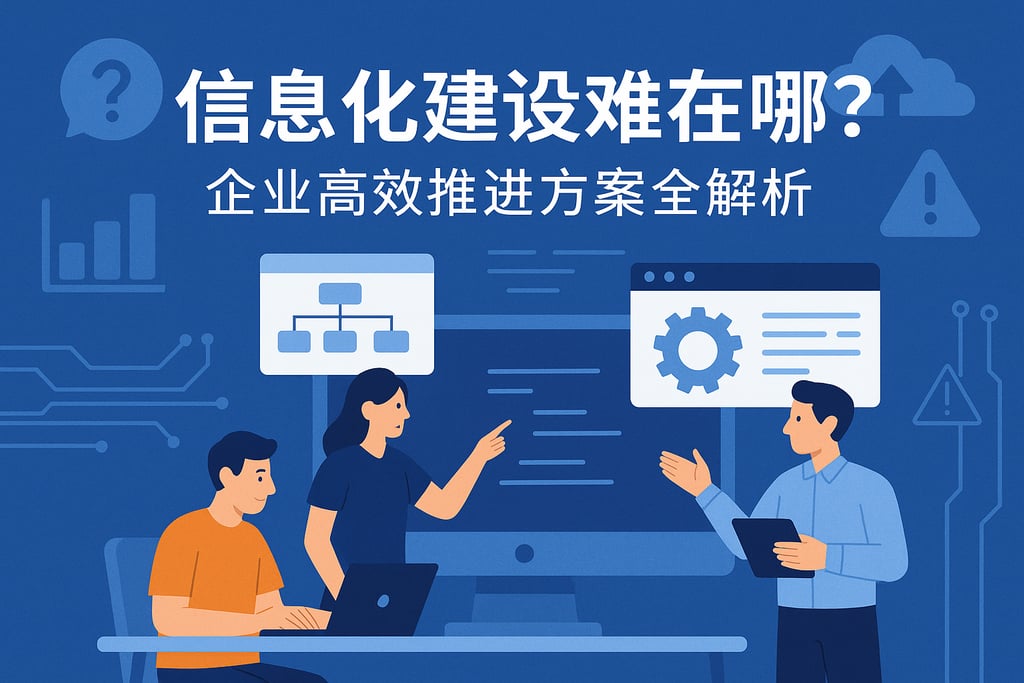 信息化建设难在哪？企业高效推进方案全解析