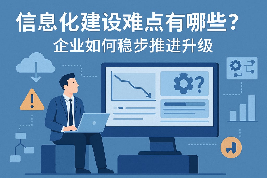 信息化建设难点有哪些？企业如何稳步推进升级