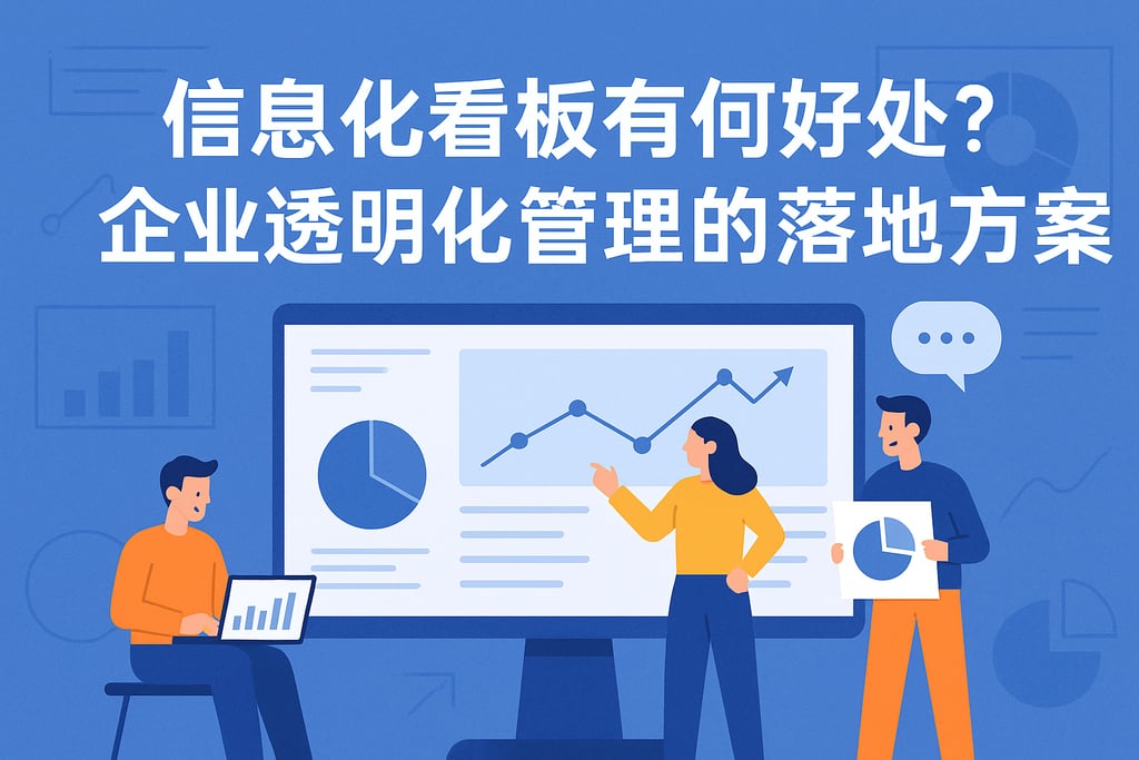 信息化看板有何好处？企业透明化管理的落地方案
