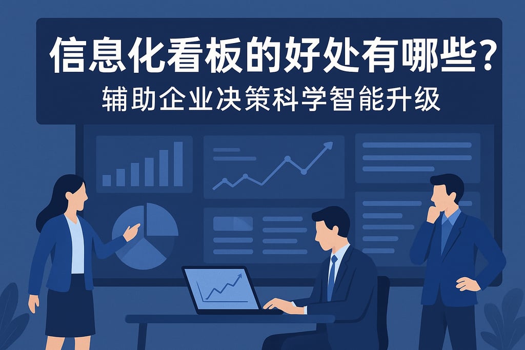信息化看板的好处有哪些？辅助企业决策科学智能升级