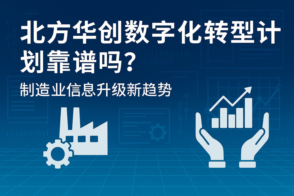 北方华创数字化转型计划靠谱吗？制造业信息升级新趋势
