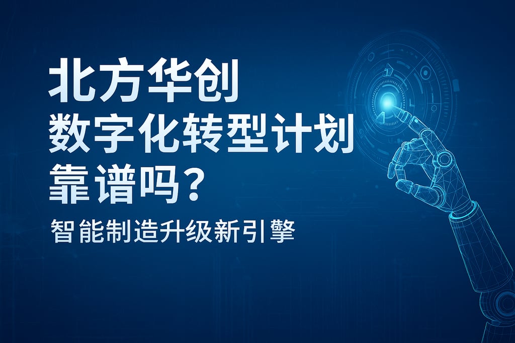 北方华创数字化转型计划靠谱吗？智能制造升级新引擎