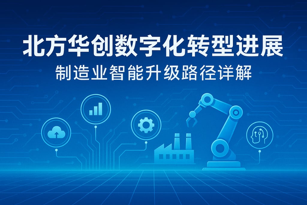 北方华创数字化转型进展？制造业智能升级路径详解