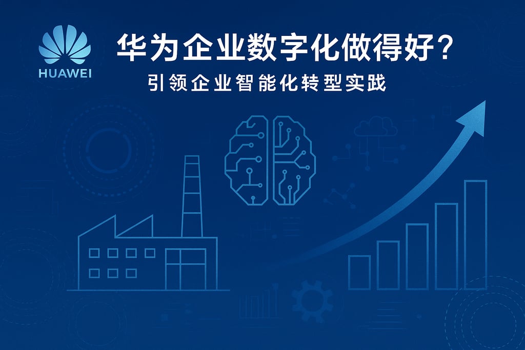 华为企业数字化做得好吗？引领企业智能化转型实践