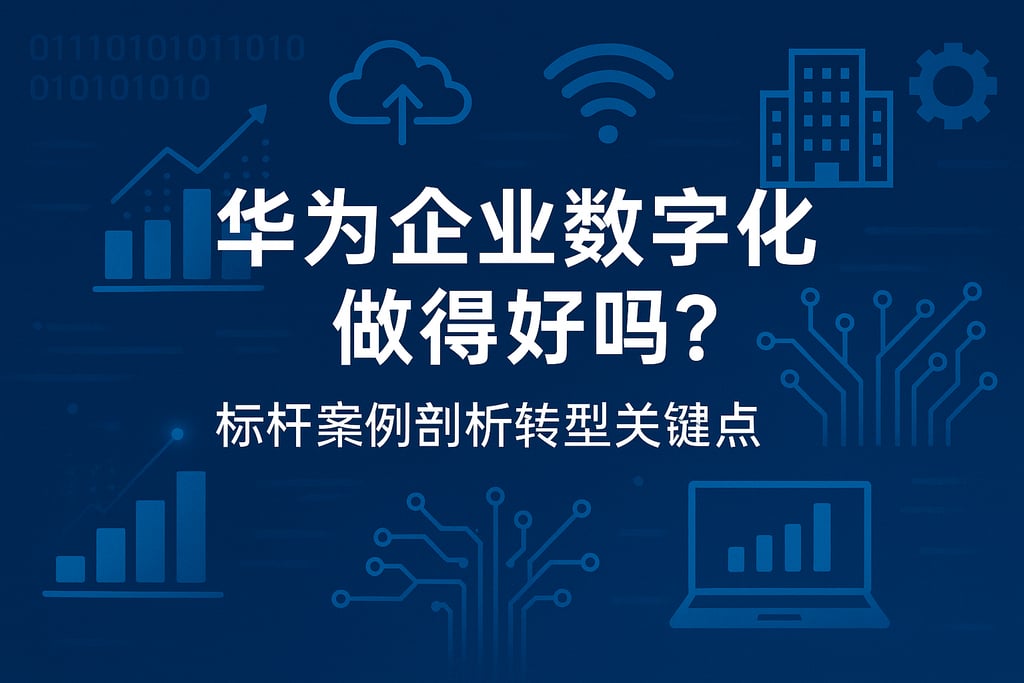 华为企业数字化做得好吗？标杆案例剖析转型关键点