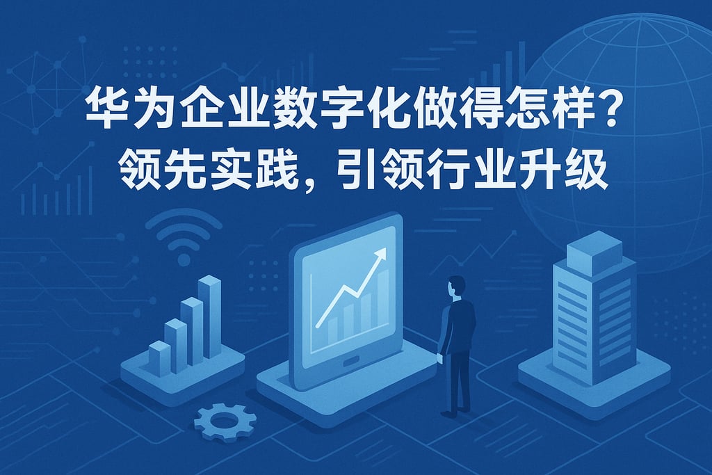 华为企业数字化做得怎样？领先实践引领行业升级