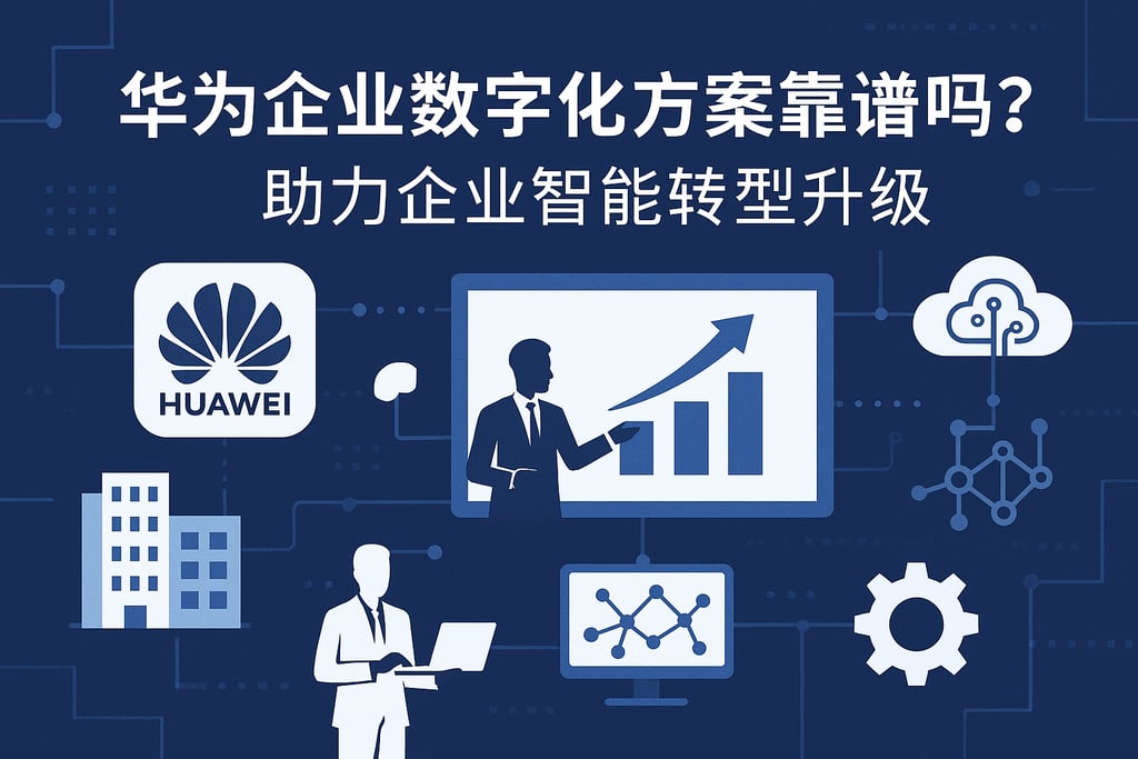 华为企业数字化方案靠谱吗？助力企业智能转型升级