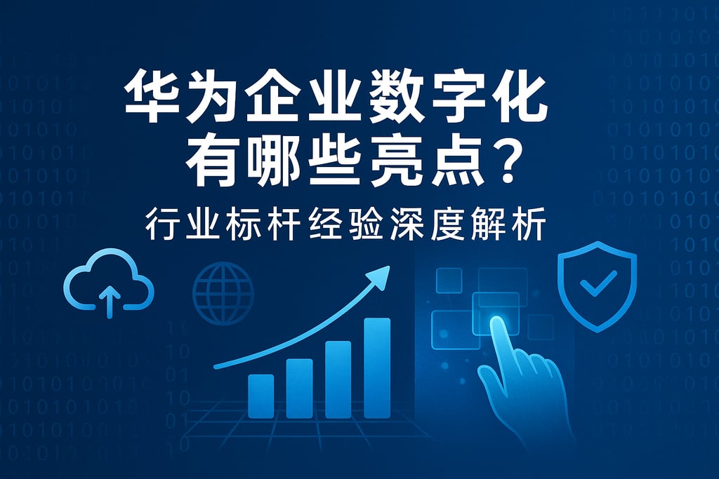 华为企业数字化有哪些亮点？行业标杆经验深度解析