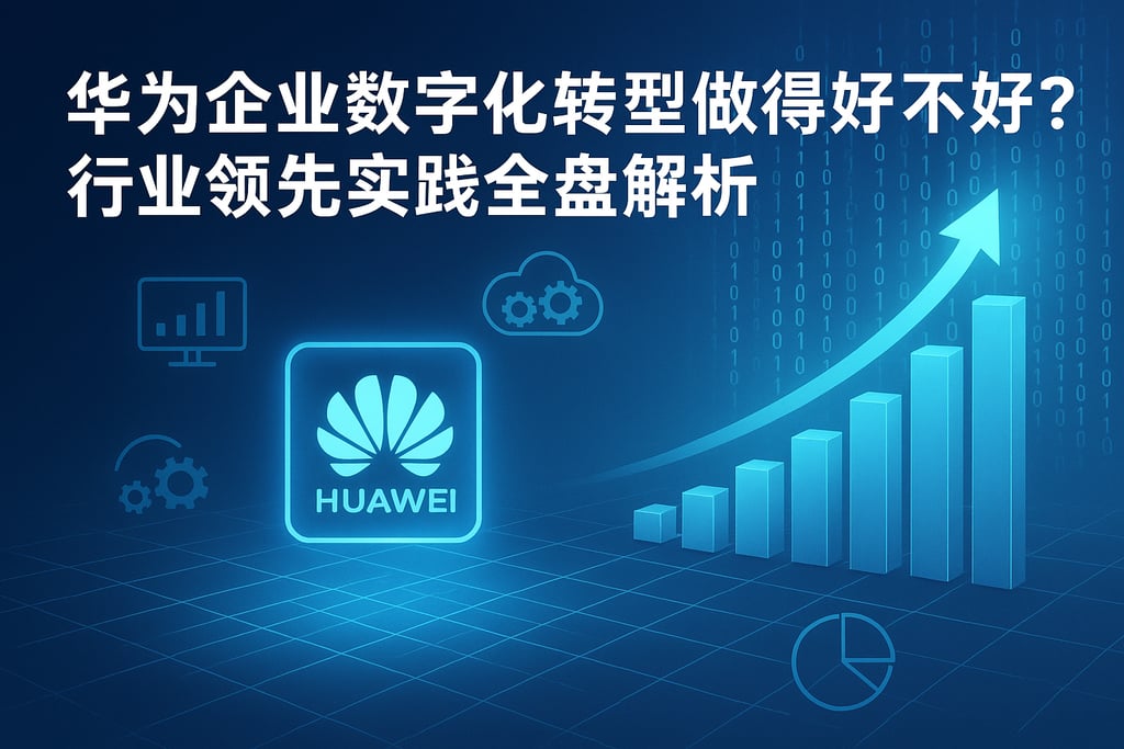 华为企业数字化转型做得好不好？行业领先实践全盘解析