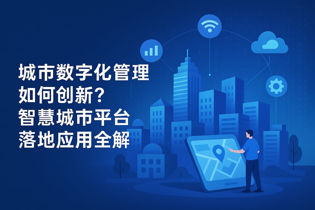 城市数字化管理如何创新？智慧城市平台落地应用全解