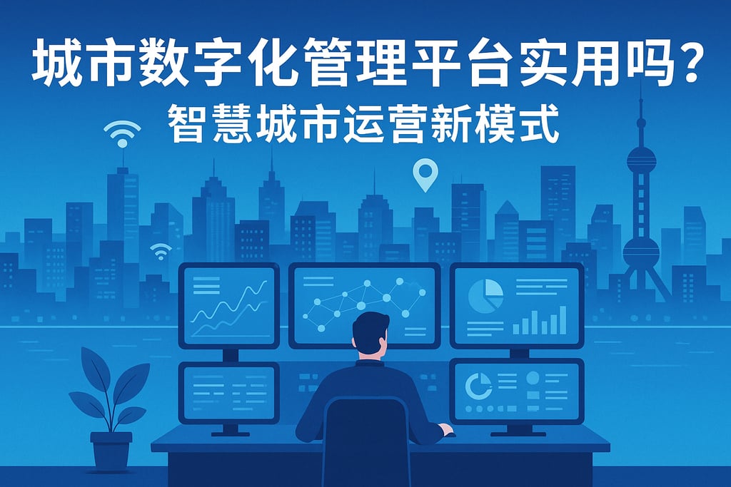 城市数字化管理平台实用吗？智慧城市运营新模式