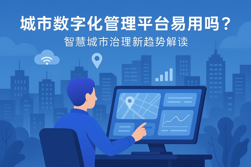 城市数字化管理平台易用吗？智慧城市治理新趋势解读