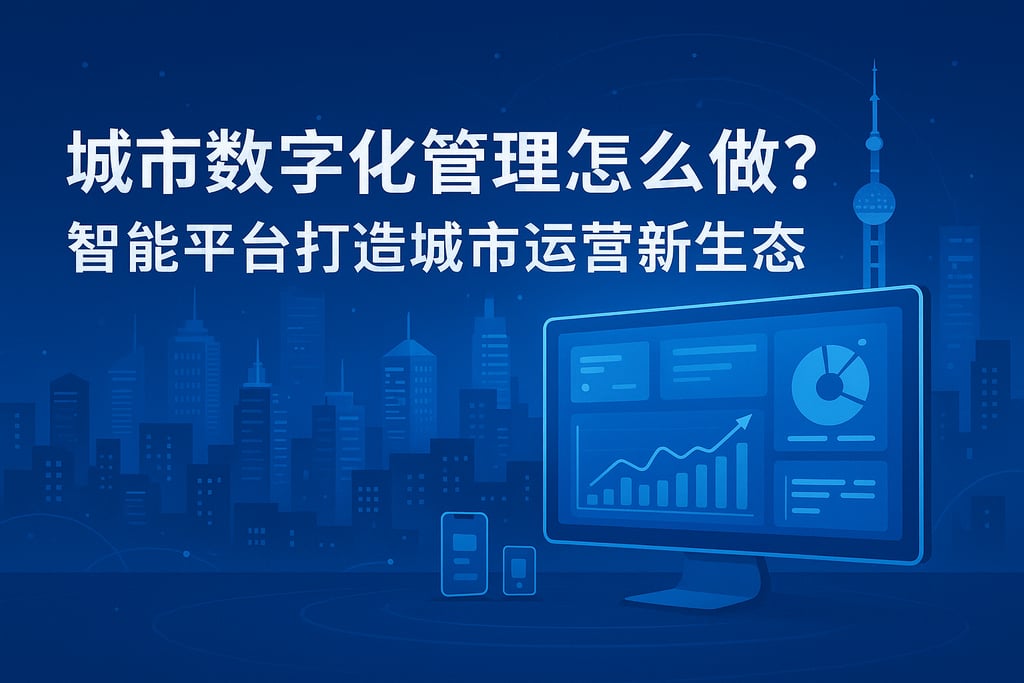 城市数字化管理怎么做？智能平台打造城市运营新生态