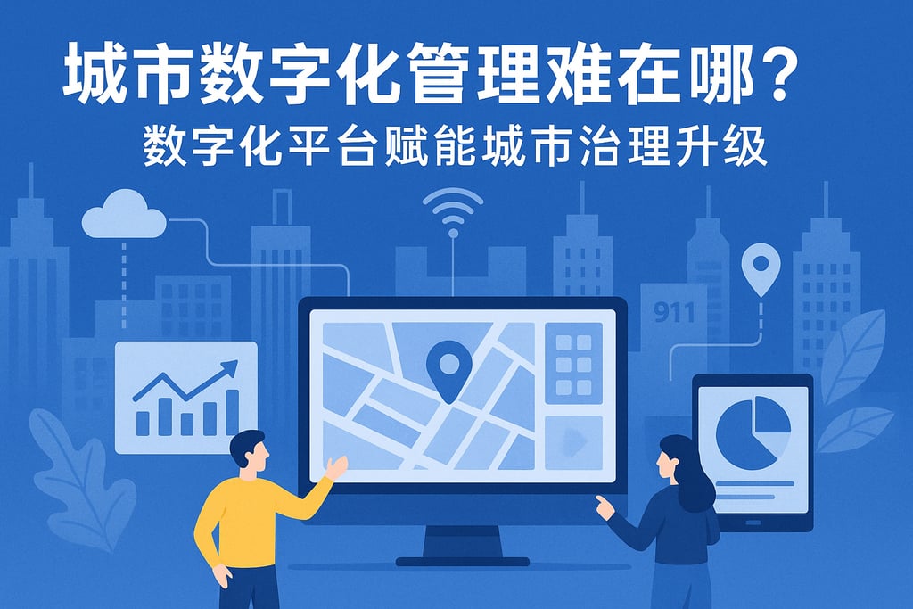 城市数字化管理难在哪？数字化平台赋能城市治理升级