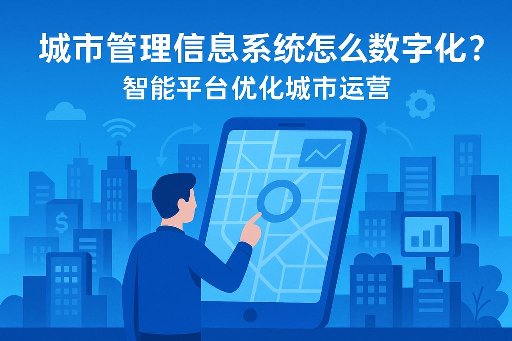 城市管理信息系统怎么数字化？智能平台优化城市运营