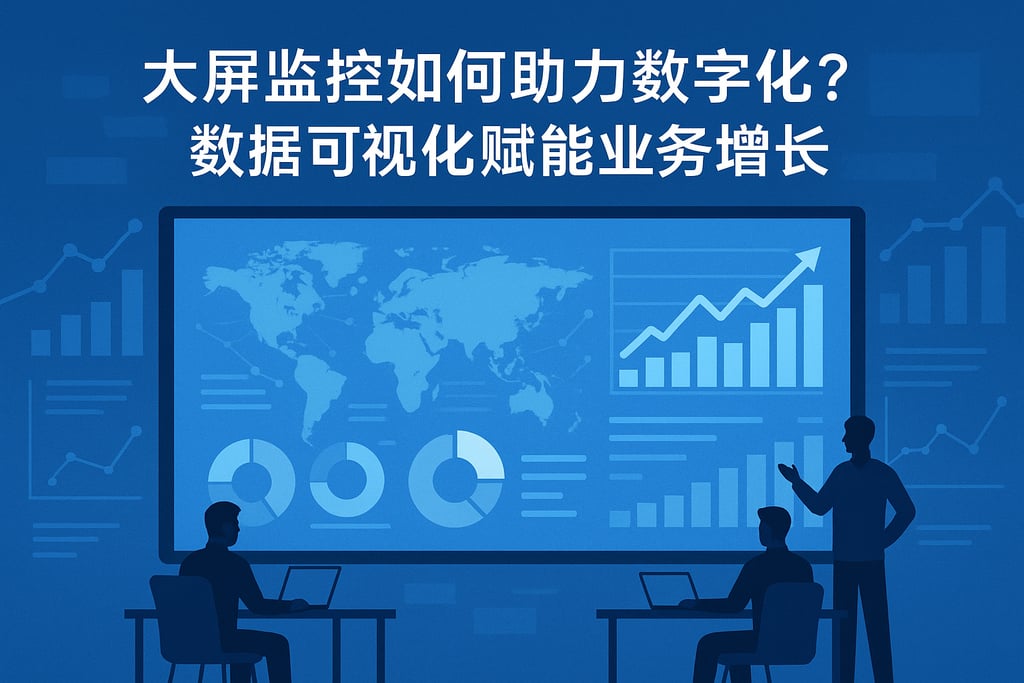 大屏监控如何助力数字化？数据可视化赋能业务增长