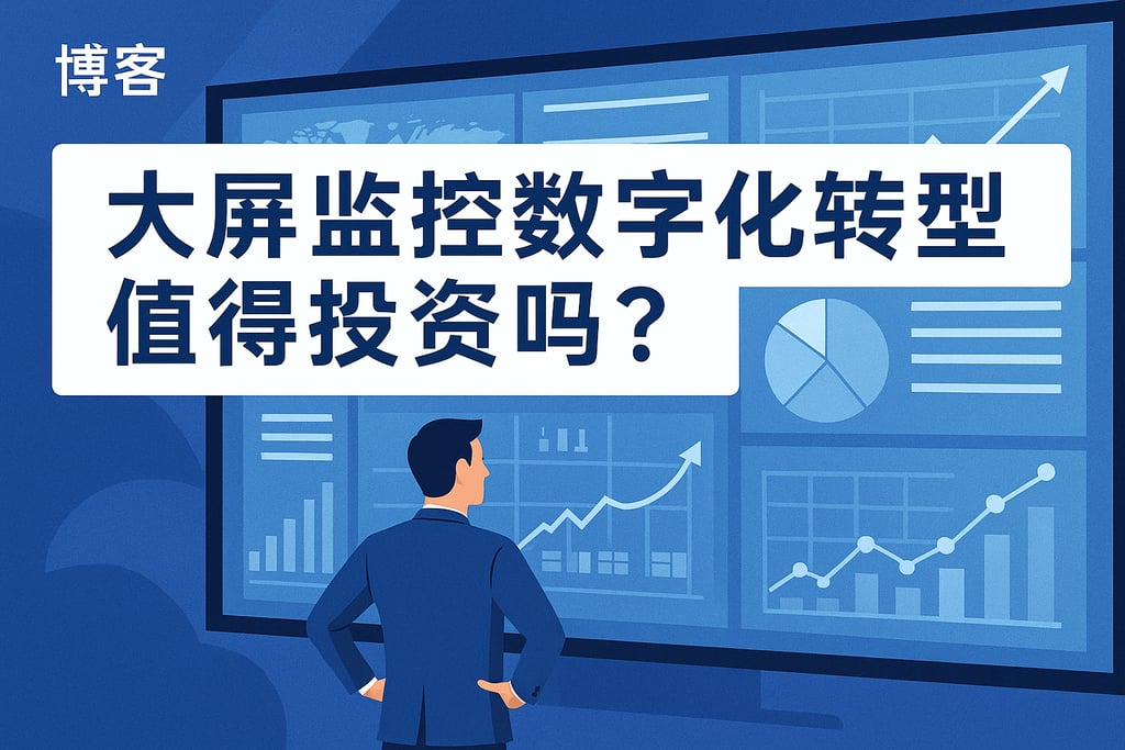 大屏监控数字化转型值得投资吗？企业运营一目了然