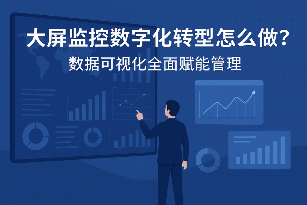 大屏监控数字化转型怎么做？数据可视化全面赋能管理