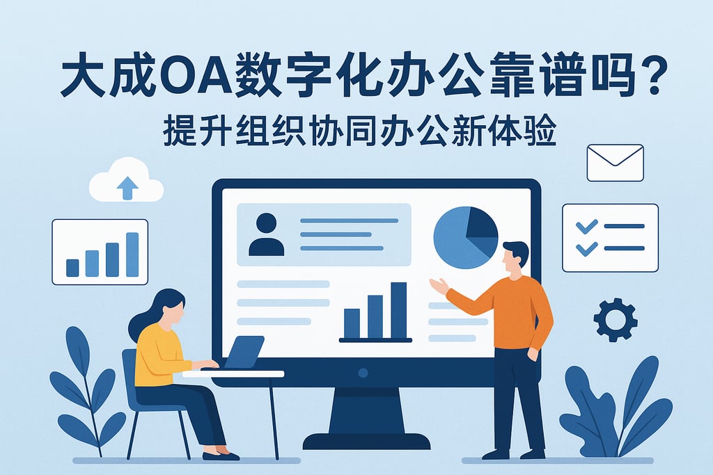 大成oa数字化办公靠谱吗？提升组织协同办公新体验