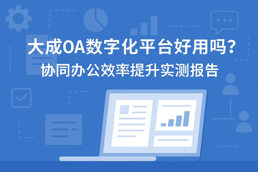大成oa数字化平台好用吗？协同办公效率提升实测报告
