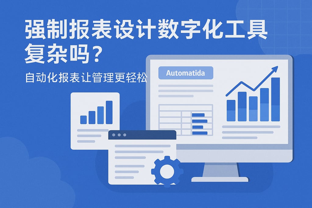强制报表设计数字化工具复杂吗？自动化报表让管理更轻松
