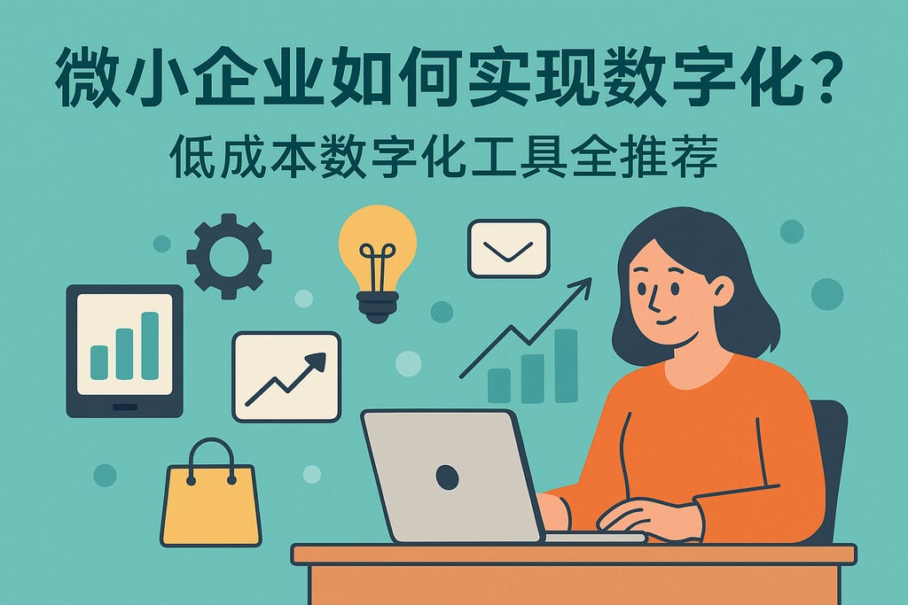 微小企业如何实现数字化？低成本数字化工具全推荐