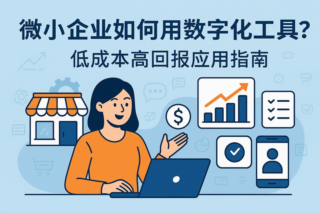 微小企业如何用数字化工具？低成本高回报应用指南