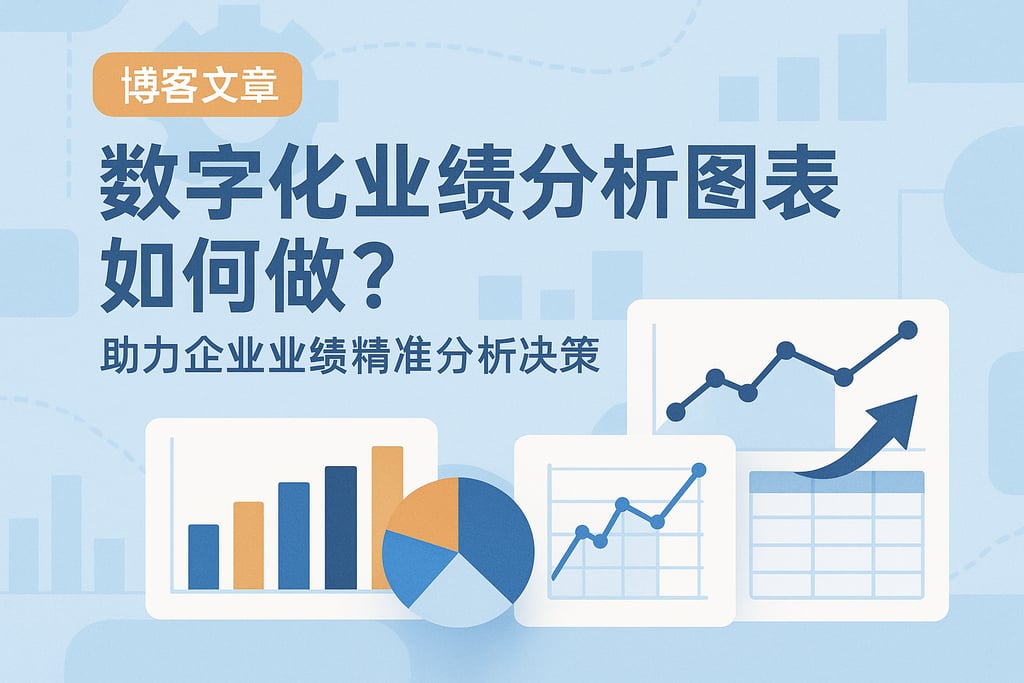 数字化业绩分析图表如何做？助力企业业绩精准分析决策