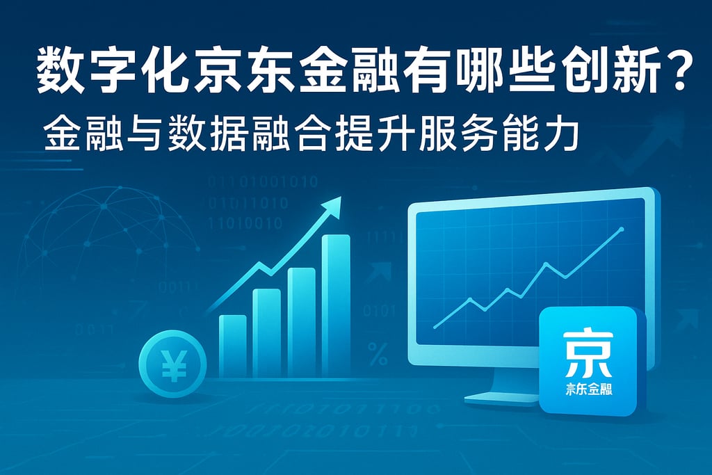 数字化京东金融有哪些创新？金融与数据融合提升服务能力。