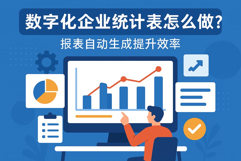 数字化企业统计表怎么做？报表自动生成提升效率