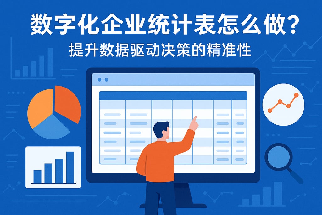 数字化企业统计表怎么做？提升数据驱动决策的精准性